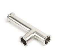 Morsetto a tre vie con attacco rapido esteso monolaterale in acciaio inossidabile SS304, giunto for tubo endoscopio da 1,5 a 2 pollici(OD38xL457 823g)