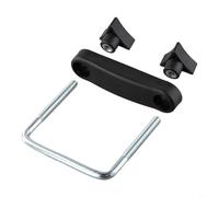 Morsetto a U per portapacchi dell'auto progettato per il fermo del telaio dei bagagli, da utilizzare con struttura in metallo e plastica per una maggiore durata (diametro interno 8 cm)