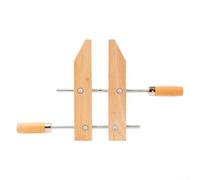 Morsetto a vite per la lavorazione del legno con gamma regolabile e manici ergonomici in legno duro con rinforzo in acciaio (25,4 cm)