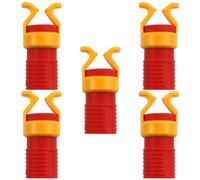 Morsetto a Vite per Lavorazione Legno, 5 Pezzi, Rosso