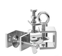 Morsetto ad anello di sollevamento tipo C in acciaio inossidabile 304 per azione di serraggio su superfici piane, curve e irregolari (130mm-A)