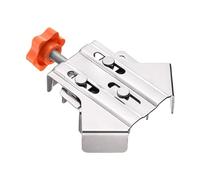 Morsetto ad angolo retto Maniglia singola Morsetto angolare in alluminio a 90 ° per la lavorazione del legno Morsa regolabile Swing Jaw Photo Frame Morsa Holder Strumento di bloccaggio multiuso