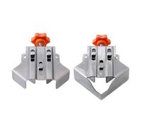 Morsetto ad angolo retto Maniglia singola Morsetto angolare in alluminio a 90 ° per la lavorazione del legno Morsa regolabile Swing Jaw Photo Frame Morsa Holder Strumento di bloccaggio multiuso