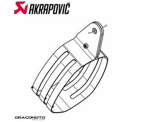MORSETTO AKRAPOVIC Carbonio P-MCTFT1X
