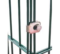Morsetto angolare connettore per gabbioni, recinzioni, recinzioni metalliche, compostiere.