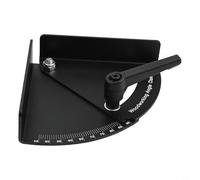 Morsetto angolare per la lavorazione del legno regolabile da 22 5 a 180 gradi con goniometro, lega di alluminio forgiata per un bloccaggio sicuro e una calibrazione accurata dell'angolo (90°)