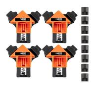 Morsetto angolare, quadrato, set di 4 45-492