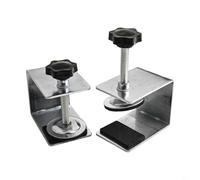 Morsetto anteriore professionale per cassetti in acciaio con cuscinetti in silicone per una lavorazione sicura e precisa del legno e assemblaggio frontale dei cassetti fai da te (2 pezzi)