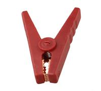 Morsetto batteria isolato con clip a coccodrillo 100A per caricabatterie da auto, compatibile con uscite di alimentazione 12V e 24V (rosso)