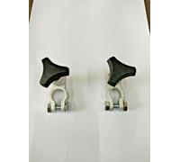 MORSETTO BATTERIA STACCABATTERIA POSITIVO + E NEGATIVO - 2 PEZZI DADO SERRAGGIO