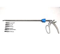 MORSETTO BULLDOG LAPAROSCOPICO 6 CLIP SET PINZE ADDLER AUTOCLAVABILE ISO...