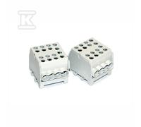 Morsetto cavo principale HLAK-35-1/6SZ grigio 2x35mm2/6x25mm2