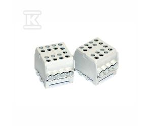 Morsetto cavo principale HLAK-35-1/6SZ grigio 2x35mm2/6x25mm2