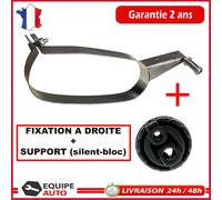 Morsetto Cinturino Riparazione Silenziatore Posteriore + Silent Block Lato Pinze