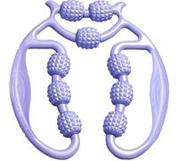 Morsetto Circolare For Gambe A 9 Ruote, Rullo For Morsetto Circolare For Gambe A Nove Ruote, Rilassante Muscolare For Gambe, Collo, Mano E Braccio A 360 Gradi(Purple)
