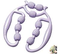 Morsetto circolare per gambe a 9 ruote, rullo massaggiante portatile per gambe, braccia, collo e polpacci, massaggiatore manuale per cellulite, per alleviare il dolore muscolare e il rilassamento, per