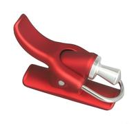 Morsetto con cannoni staccabili per canna da pesca surf, protegge le dita dallo sforzo di lancio e riduce il rischio di rottura della lenza per uso fisso della bobina (rosso)