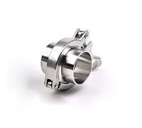 Morsetto con cappuccio terminale saldato, Set di raccordi a morsetto triangolare in acciaio inossidabile SS304 da 12,7 mm a 108 mm(63mm x Ferrule77.5)