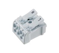 Morsetto con leva a 2 poli per cavi da 0,5 a 2,5 mm² per cablaggio di luci, confezione da 10 (1 pezzo, 2 poli)