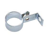 Morsetto curvo con supporto, cromato, Ø40mm - per scarico - adatto AWO 425T