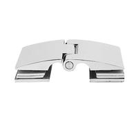 Morsetto da bagno in acciaio inossidabile Clip Cerniera for porta curva doppia for in vetro 8-12 mm Cerniere for mobili for la casa in