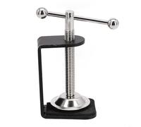 Morsetto da tavolo a forma di C in metallo per supporti microfonici e dispositivo per raccordi, struttura in acciaio inossidabile con cuscinetto in silicone per proteggere le superfici (HH-003)