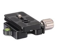 Morsetto DC-50 da 50 mm + piastra a sgancio rapido compatibile con ARCA / RRS / Manfrotto RC2