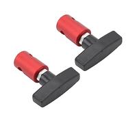 Morsetto del Puntone del Cofano, 2 Pezzi 2 in 1 Morsetto di Supporto del Sollevamento Dell'attrezzo Morsetto del Puntone del Cofano e Pinza della Candela per il Portellone (Rosso)