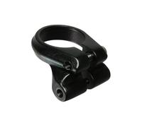 Morsetto del reggisella con attacco per portapacchi in alluminio P2R Nero
