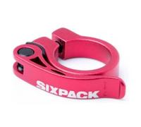 Morsetto della sella Sixpack Racing Menace 31.8 Rouge
