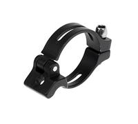 Morsetto deragliatore anteriore in lega per bicicletta, adattatore da 31,8 mm, nero