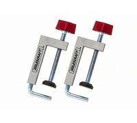 Milescraft Morsetti per recinzione 4009 - Confezione da 2 morsetti universali con asta da 3/8" per seghe da tavolo, troncatrici, banchi router e quadrati di bloccaggio
