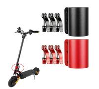 Morsetto di bloccaggio in lega di alluminio per Kaabo Mantis 10, stabilizzatore di blocco pieghevole rinforzato, nero/rosso - 270 g, confezione da 1