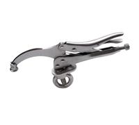 Morsetto di bloccaggio per trapano a pressione per la lavorazione del legno, in acciaio al carbonio da 22,9 cm, con superficie zincata, profondità della gola di 6,3 cm, per la maggior parte delle