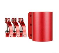 Morsetto di bloccaggio rinforzato resistente per scooter Kaabo Mantis10 in lega di alluminio, morsetto di blocco esteso per integrità strutturale (rosso)