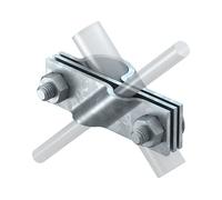 MORSETTO DI COLLEGAMENTO PER TUBI O BARRE METALLICHE OBO BETTERMANN 5001641 - di Argento, 101x2x2.0 cm