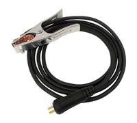 Morsetto di messa a terra per saldatura MIG TIG, 300 A, con manico ergonomico antiscivolo, materiale isolante ad alta resistenza per una maggiore durata (1 m)