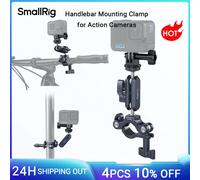Morsetto di montaggio per manubrio SmallRig per Action cam moto GoPro per DJI per Insta 360 carico massimo 0.5kg con 1/4 "-20 -4191