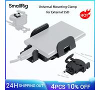 Morsetto di montaggio universale SmallRig per SSD esterno con metodi di installazione Cold Shoe/MagSafe per Samsung T5 T7 SSD SanDisk 5196