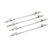 Morsetto di piegatura a doppia testa in metallo con design a coccodrillo con angolo regolabile e doppie aperture da 9 mm, lunghezza 28 cm, supporto flessibile a doppia estremità per bobine di insetti