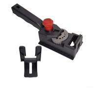 Morsetto di posizionamento in plastica e alluminio per fori dritti nella produzione di mobili e progetti in legno fai da te