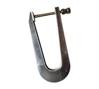 Morsetto di ricambio universale per violino piastra posteriore 11,6 cm, argento