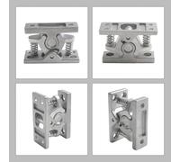 Morsetto di rilascio per porta a molla Easy Lock Stop Catch con doppio rullo Cat