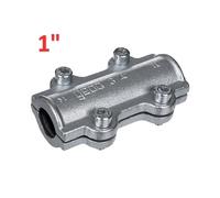 MORSETTO DI RIPARAZIONE GEBO CLAMPS TIPO DS PER TUBI IN ACCIAIO 1''
