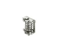 MORSETTO DI SERRAGGIO PER CONNESSIONI SCHERMATE WEIDMÜLLER KLBUE 3-8 SC, Terminali della serie Klippon, cavi schermati da 3 a 8 mm, Argento