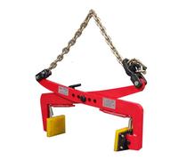 Morsetto di sollevamento per lastre resistenti, pinze di sollevamento verticali universali per lastre di granito, morsetto per pietra a catena per roccia e granito, capacità 127 cm