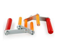 Morsetto di sollevamento per pannelli per cartongesso resistente, con capacità di 115 kg, struttura in metallo, manico antiscivolo, manicotto in gomma per proteggere