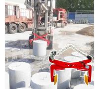 Morsetto di sollevamento per pietra resistente, capacità da 800 a 3000 kg, morsetto regolabile per blocchi di cemento e lastre di granito, design a forbice, XXL (1125 kg)