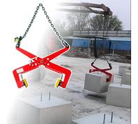 Morsetto di Sollevamento per Pietre ad Alta Resistenza | Attrezzo di trazione per Pallet Regolabile per Ceramica e Marmo | Morsetto di Sollevamento a Catena Versatile per Piccole Pietre e pi