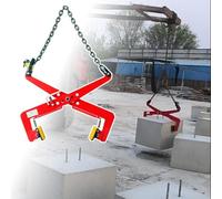Morsetto di Sollevamento per Pietre ad Alta Resistenza - Strumento di trazione per Pallet Regolabile per Ceramica e Marmo - Morsetto di Sollevamento a Catena Resistente per la movimentazione
